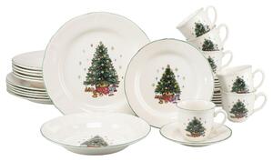 KOMBINOVANÝ SERVIS Tannenbaum bunt 30-dielne Creatable - Jedálenské sety, Online Only