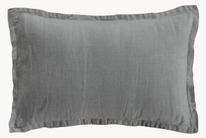 Ľanový vankúš Graphite