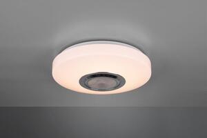 TRIO reality R69021101 Maia Stropné svietidlo s bluetooth reproduktorom 330mm RGBW-LED 1X10W/1100lm 3000K Biela + diaľkový ovládač