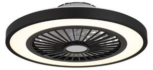 GLOBO 03653 BLIZZAK stropné svietidlo s ventilátorom D540mm LED 45W/2080lm 3000-6500K čierna, biela, diaľkový ovládač