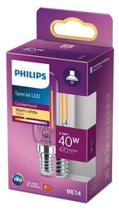 Philips 8718699783358 LED žiarovka classic E14 4,5W/40W 470lm T25L 2700K do chladničky a digestora