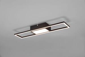 TRIO Reality R67172132 RIGIDO stropné svietidlo SMD LED 600x130mm 22W/2800lm 2700-6000K čierna matná, stmievateľné, diaľkový ovládač