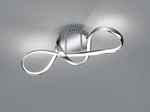 TRIO Reality R67091106 PERUGIA stropné svietidlo SMD LED 28W/3400lm 4000K chróm, switchdimmer