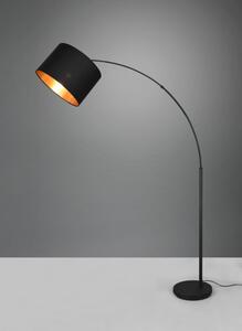 TRIO Reality R40081080 BOLIVIA stojaca lampa V1710mm 1xE27 čierna matná