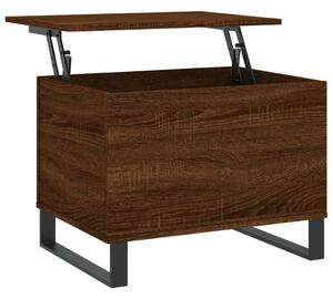 Konferenčný stolík hnedý dub 60x44,5x45 cm spracované drevo