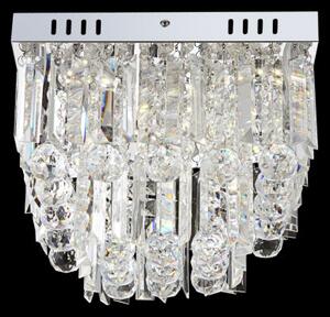 GLOBO 68594-6A CLEO krištáľové stropné svietidlo LED 3W/250lm 4000K chróm