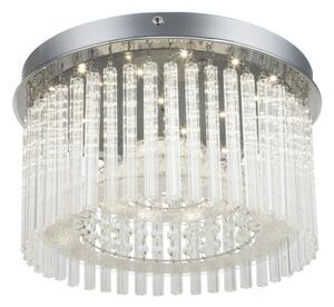 GLOBO 68568-18 JOYCE krištáľové stropné svietidlo LED D370mm 18W/1600lm 4000K chróm