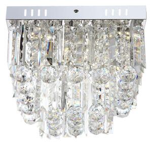 GLOBO 68594-6A CLEO krištáľové stropné svietidlo LED 3W/250lm 4000K chróm