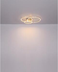 GLOBO 67220-40R MUNNI stropné svietidlo LED 40W/1770lm 3000K matný nikel, opál