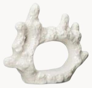 Porcelánové krúžky na obrúsky Coral, 6 ks
