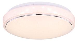 GLOBO 48408-18 KALLE stropné svietidlo LED D285mm 18W/1100lm 3000K biela, opál, starlight efekt
