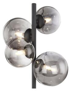 GLOBO 56133-4T RIHA stolná lampa 4xG9 čierna, dymová
