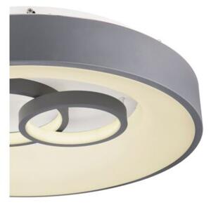 GLOBO 48416-50R MAVY stropné svietidlo LED D480mm 50W/1700lm 3000-4500-6000K šedá, biela, stmievateľné, diaľkové ovládanie