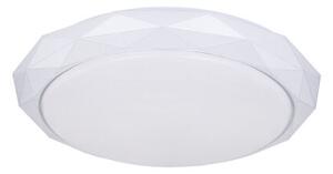 GLOBO 48304CCT ANDI stropné svietidlo LED D500mm 48W/3360lm 3000-4500-6500K biela, chróm, stmievateľné, diaľkové ovládanie, starlight efekt