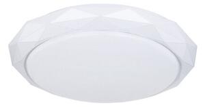 GLOBO 48304CCT ANDI stropné svietidlo LED D500mm 48W/3360lm 3000-4500-6500K biela, chróm, stmievateľné, diaľkové ovládanie, starlight efekt