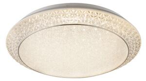GLOBO 41314-40 RONJA stropné svietidlo LED D510mm 40W/2090lm 3000-4000-6000K biela, stmievateľné, diaľkové ovládanie, krištáľový efekt