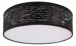 GLOBO 15342D1 TUNNO stropné svietidlo D380mm LED 20W/1002lm 3000-4000-6000K čierna