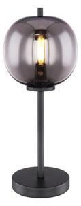 GLOBO 15345T BLACKY stolná lampa D185mm 1xE14 čierna, dymová