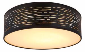 GLOBO 15342D1 TUNNO stropné svietidlo D380mm LED 20W/1002lm 3000-4000-6000K čierna