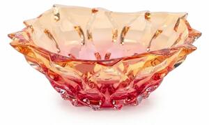 KRIŠTÁĽOVÁ MISA BOHEMIA SAMBA YELLOW PINK 210MM