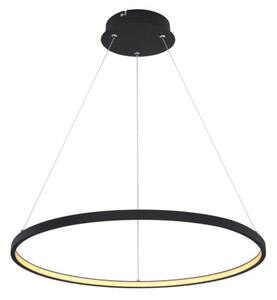 GLOBO 67192-29B RALPH závesné svietidlo LED D600mm 29W/1300lm 3000K čierna matná, opál