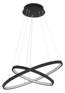 GLOBO 67192-42B RALPH závesné svietidlo LED D510mm 42W/1300lm 3000K čierna matná, opál, stmievateľné, switchdimmer