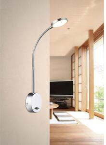 GLOBO 24103W PEGASI nástenné svietidlo LED 6W/450lm 3000K chróm