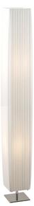 GLOBO 24662 BAILEY stojaca lampa V1190mm 2xE27 chróm, biela