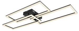 GLOBO 67247-58 TINY stropné svietidlo LED 58W/4300lm 2700-6000K čierna matná, opál, stmievateľné, diaľkové ovládanie