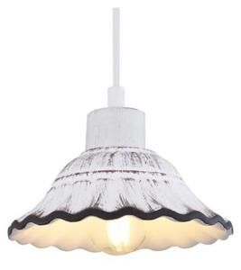 GLOBO 54050W JOWITA nástenné svietidlo 1xE27 biela patina, čierna