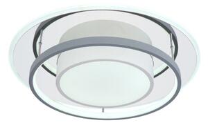 GLOBO 48017-60R LEOLA stropné svietidlo LED D490mm 60W/2650lm 3000-6000K biela matná, šedá, opál, stmievateľné, diaľkové ovládanie