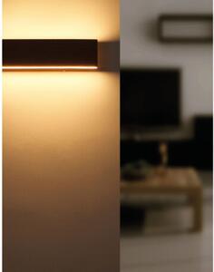 GLOBO 41751W-12 SIEGFRIED nástenné svietidlo s vypínačom LED 12W/450lm 3000K imitácia dreva, opál