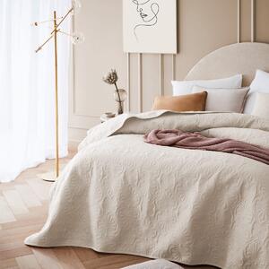 Dekorstudio Elegantný prehoz na posteľ LEILA v krémovej farbe Rozmer prehozu (šírka x dĺžka): 220x240cm