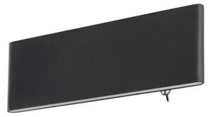 GLOBO 41751-8B SIEGFRIED nástenné svietidlo s vypínačom LED 8W/240lm 3000K čierna, opál