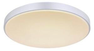 GLOBO 41586-18 SONNY stropné svietidlo LED D410mm 18W/1300lm 2700-6500K biela, strieborná, opál, stmievateľné, diaľkové ovládanie