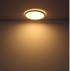 GLOBO 41562-18W SAPANA stropné svietidlo LED D294mm 18W/1600lm 3000K IP44 biela, opál, switchdimmer