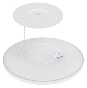 GLOBO 41562-18W SAPANA stropné svietidlo LED D294mm 18W/1600lm 3000K IP44 biela, opál, switchdimmer