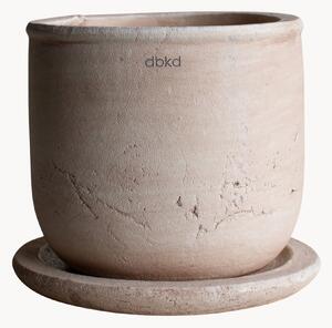 Exteriérový terakotový kvetináč Terra, V 18 cm