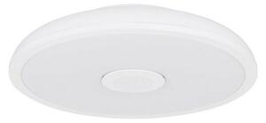 GLOBO 41366W RAFFY LED stropné svietidlo s reproduktorom D280mm 18W/1000lm 3000-6500K IP44 biela, opál, RGB, bluetooth, stmievateľné, diaľkové ovládanie