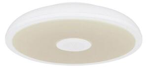 GLOBO 41366W RAFFY LED stropné svietidlo s reproduktorom D280mm 18W/1000lm 3000-6500K IP44 biela, opál, RGB, bluetooth, stmievateľné, diaľkové ovládanie