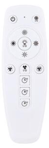 GLOBO 03623 KELLO stropné svietidlo s ventilátorom LED D580mm 36W/2200lm 3000-6000K biela, strieborná, stmievateľné, diaľkové ovládanie