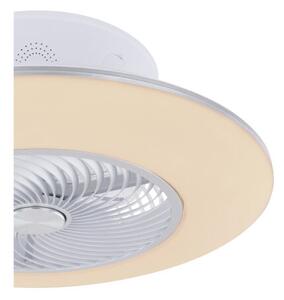 GLOBO 03623 KELLO stropné svietidlo s ventilátorom LED D580mm 36W/2200lm 3000-6000K biela, strieborná, stmievateľné, diaľkové ovládanie