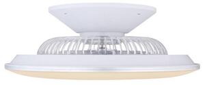 GLOBO 03623 KELLO stropné svietidlo s ventilátorom LED D580mm 36W/2200lm 3000-6000K biela, strieborná, stmievateľné, diaľkové ovládanie