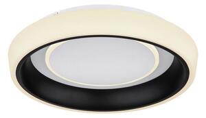 GLOBO 48272-46B TABANO stropné svietidlo LED D500mm 50W/3300lm 3000-6500K čierna matná, opál, stmievateľné, diaľkový ovládač