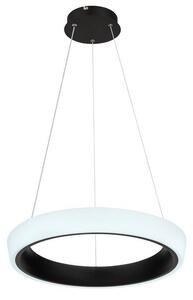 GLOBO 48272H-36B TABANO závesné svietidlo LED D495mm 40W/2560lm 3000-6500K čierna matná, opál, stmievateľné, diaľkový ovládač