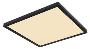 GLOBO 41563-24B SAPANA stropné svietidlo LED 420x420mm 24W/2300lm 3000K IP44 čierna, opál, switchdimmer