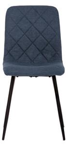 Moderná, štýlová a pohodlná stolička v modrej látke (a-283 modrá)