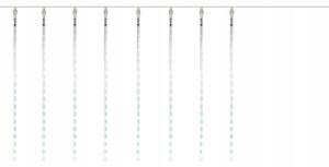 ISO 19931 Vianočné osvetlenie Cencúle 288 LED, 50 cm, IP44, 230V studená biela