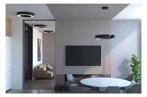 Immax 07133L NEO CÉČKO stropné svietidlo LED D600mm 43W/3150lm 2700-6500K matná čierna, diaľkové ovládanie