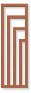 Terma24 Angus V 1140x360 elektrický radiátor Bright Copper E8